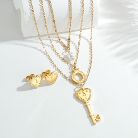 Stainless steel jewelry necklace earring Wholesale