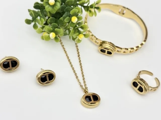 Stainless steel jewelry necklace earring bracelet ring Wholesale