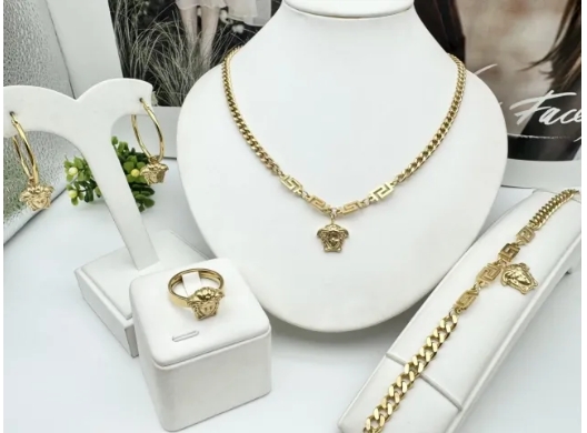 Stainless steel jewelry necklace earring bracelet ring Wholesale