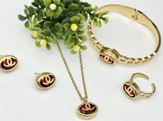 Stainless steel jewelry necklace earring bracelet ring Wholesale