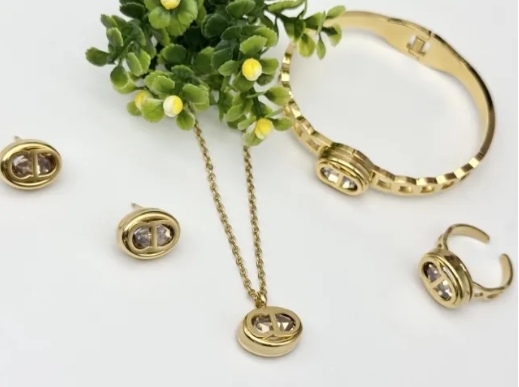 Stainless steel jewelry necklace earring bracelet ring Wholesale