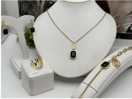 Stainless steel jewelry necklace earring bracelet ring Wholesale