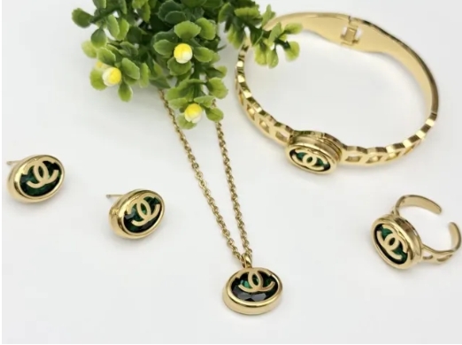 Stainless steel jewelry necklace earring bracelet ring Wholesale