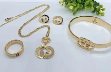 Stainless steel jewelry necklace earring bracelet ring Wholesale