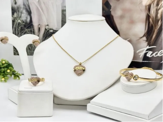 Stainless steel jewelry necklace earring bracelet ring Wholesale