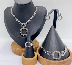 Stainless steel jewelry necklace earring bracelet ring Wholesale