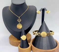 Stainless steel jewelry necklace earring bracelet ring Wholesale