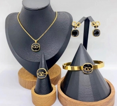 Stainless steel jewelry necklace earring bracelet ring Wholesale