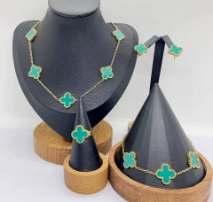 Stainless steel jewelry necklace earring bracelet ring Wholesale