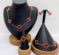 Stainless steel jewelry necklace earring bracelet ring Wholesale