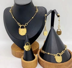 Stainless steel jewelry necklace earring bracelet ring Wholesale