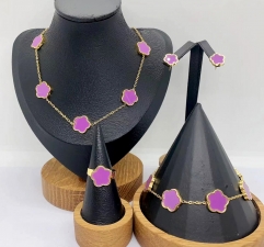 Stainless steel jewelry necklace earring bracelet ring Wholesale