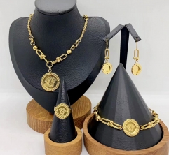 Stainless steel jewelry necklace earring bracelet ring Wholesale