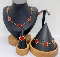 Stainless steel jewelry necklace earring bracelet ring Wholesale