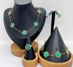 Stainless steel jewelry necklace earring bracelet ring Wholesale