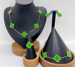 Stainless steel jewelry necklace earring bracelet ring Wholesale