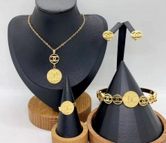 Stainless steel jewelry necklace earring bracelet ring Wholesale