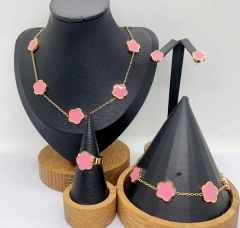 Stainless steel jewelry necklace earring bracelet ring Wholesale