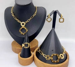 Stainless steel jewelry necklace earring bracelet ring Wholesale