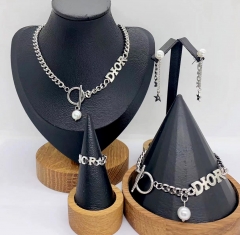 Stainless steel jewelry necklace earring bracelet ring Wholesale