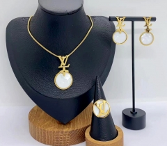 Stainless steel jewelry necklace earring bracelet ring Wholesale