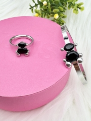 Stainless steel jewelry bracelet ring set wholesale