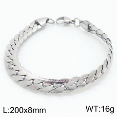 Fashion stainless steel bracelet NK chain men and women necklace ins style stainless steel Figaro chain couple jewelry