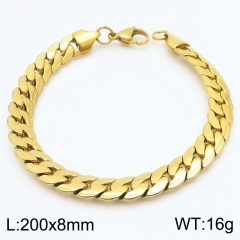 Fashion stainless steel bracelet NK chain men and women necklace ins style stainless steel Figaro chain couple jewelry