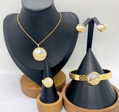 Stainless steel jewelry necklace earring bracelet ring Wholesale