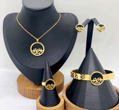 Stainless steel jewelry necklace earring bracelet ring Wholesale