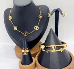 Stainless steel jewelry necklace earring bracelet ring Wholesale