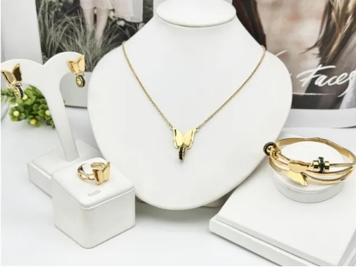 Stainless steel jewelry necklace earring bracelet ring Wholesale