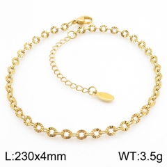 Simple DIY Stainless Steel Anklet Jewelry for Women