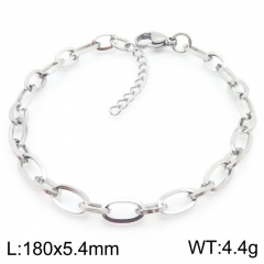 Fashion ins style simple non-fading stainless steel bracelet knotted chain