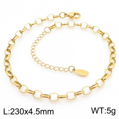 Simple DIY Stainless Steel Anklet Jewelry for Women