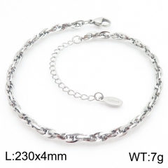 Simple DIY Stainless Steel Anklet Jewelry for Women