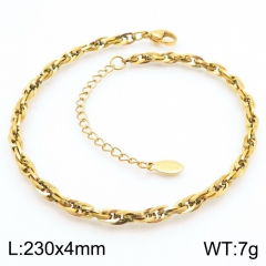 Simple DIY Stainless Steel Anklet Jewelry for Women