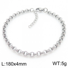 Fashion ins style simple non-fading stainless steel bracelet knotted chain