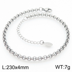 Simple DIY Stainless Steel Anklet Jewelry for Women