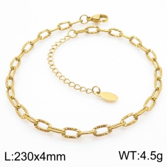 Simple DIY Stainless Steel Anklet Jewelry for Women