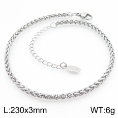 Simple DIY Stainless Steel Anklet Jewelry for Women