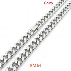 High quality men's and women's accessories personality simple bare body chain Cuban necklace jewelry