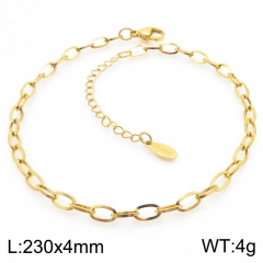 Simple DIY Stainless Steel Anklet Jewelry for Women