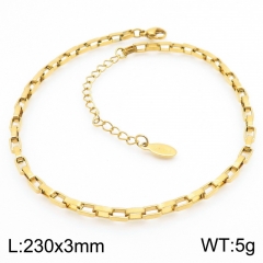 Simple DIY Stainless Steel Anklet Jewelry for Women