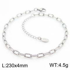 Simple DIY Stainless Steel Anklet Jewelry for Women