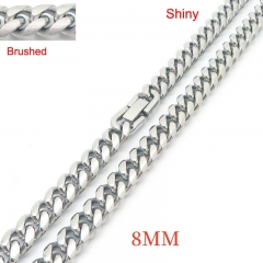 High quality men's and women's accessories personality simple bare body chain Cuban necklace jewelry