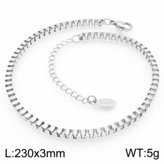 Simple DIY Stainless Steel Anklet Jewelry for Women