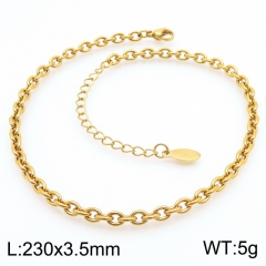 Simple DIY Stainless Steel Anklet Jewelry for Women