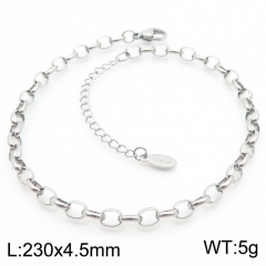 Simple DIY Stainless Steel Anklet Jewelry for Women