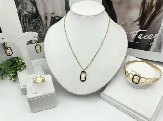 Stainless steel jewelry necklace earring bracelet ring Wholesale